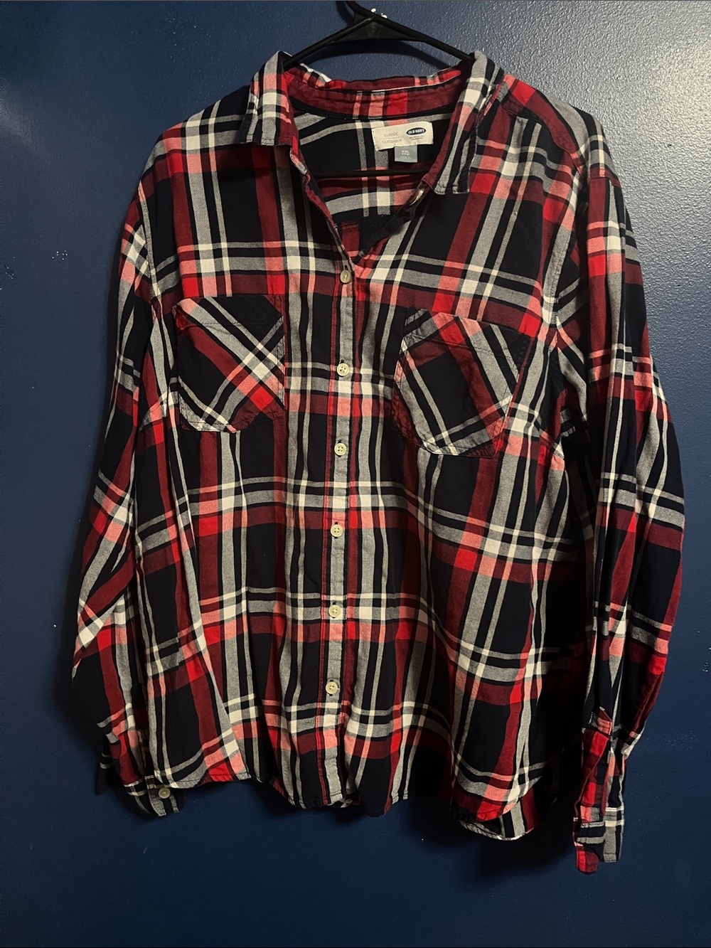 Old Navy Classic Plaid Button Down